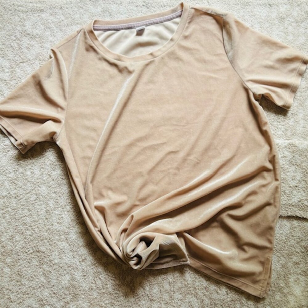 Oversized Suede Tee